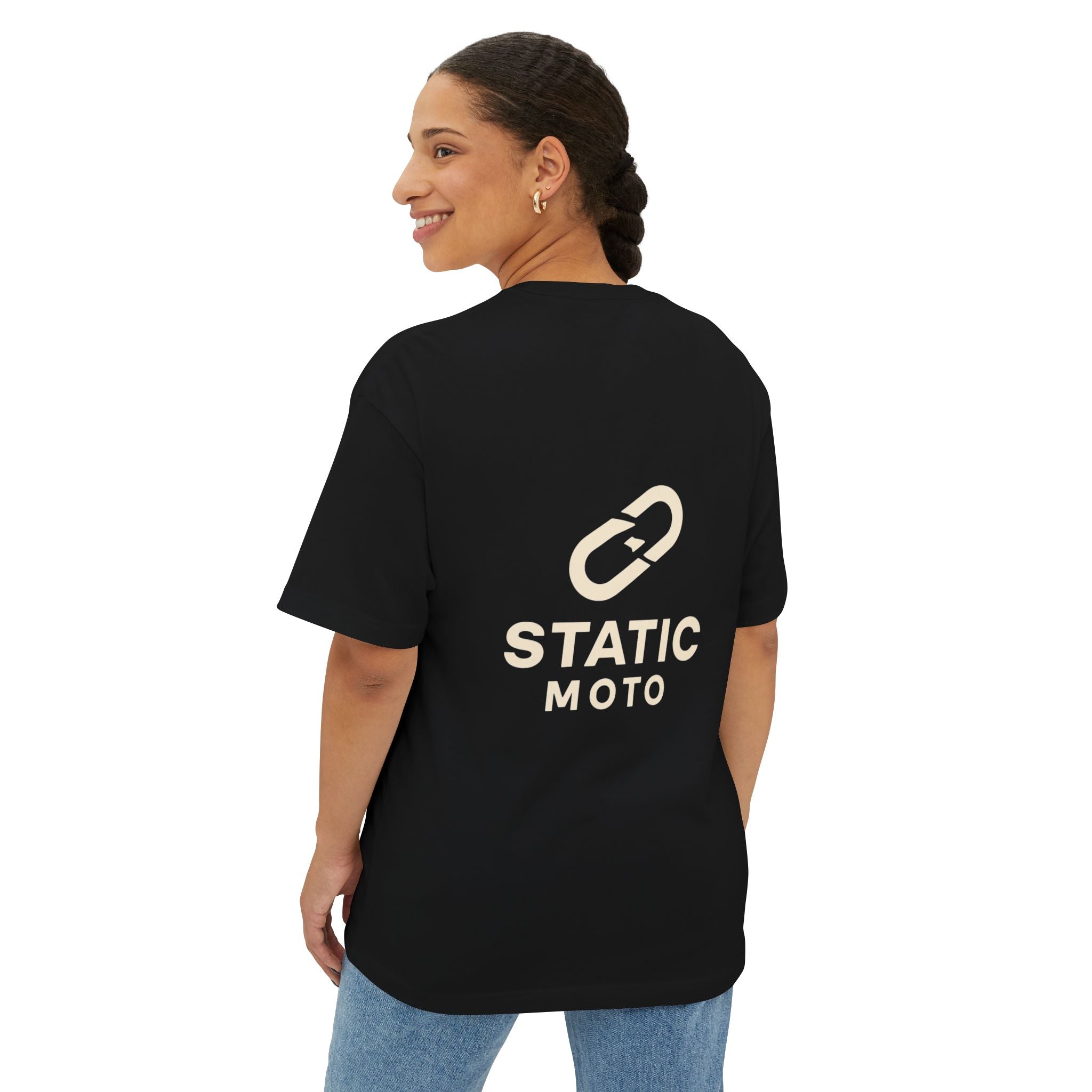 Static Moto Oversized Boxy Tee